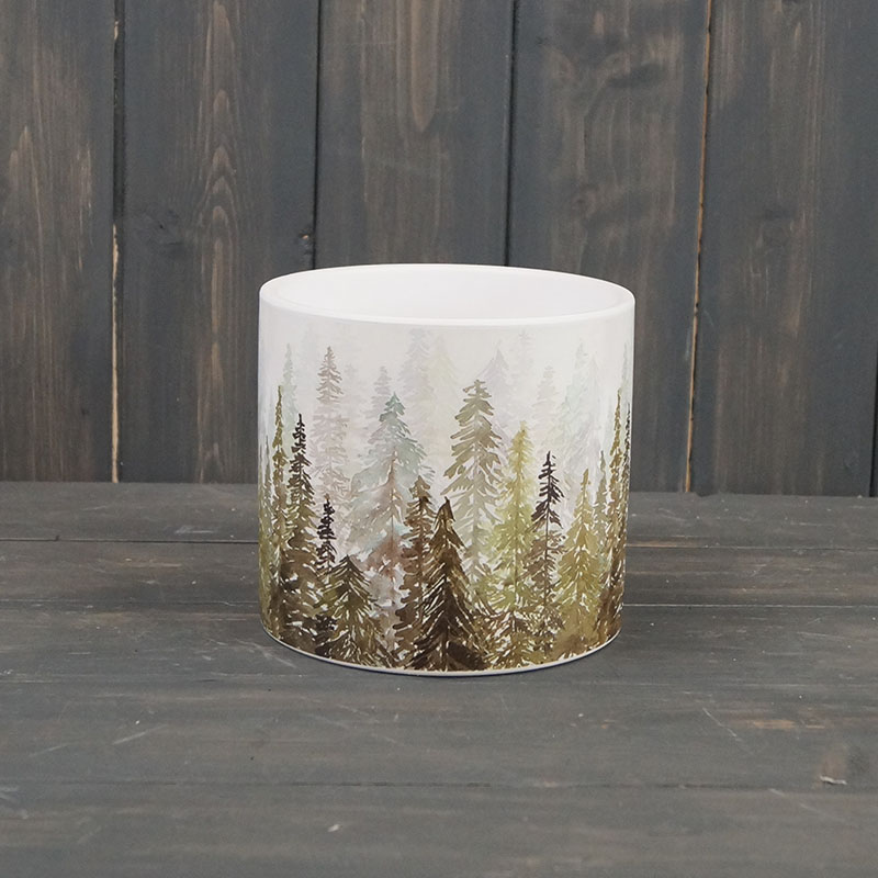 Medium Mountainscape Pot (D13.8cm) detail page